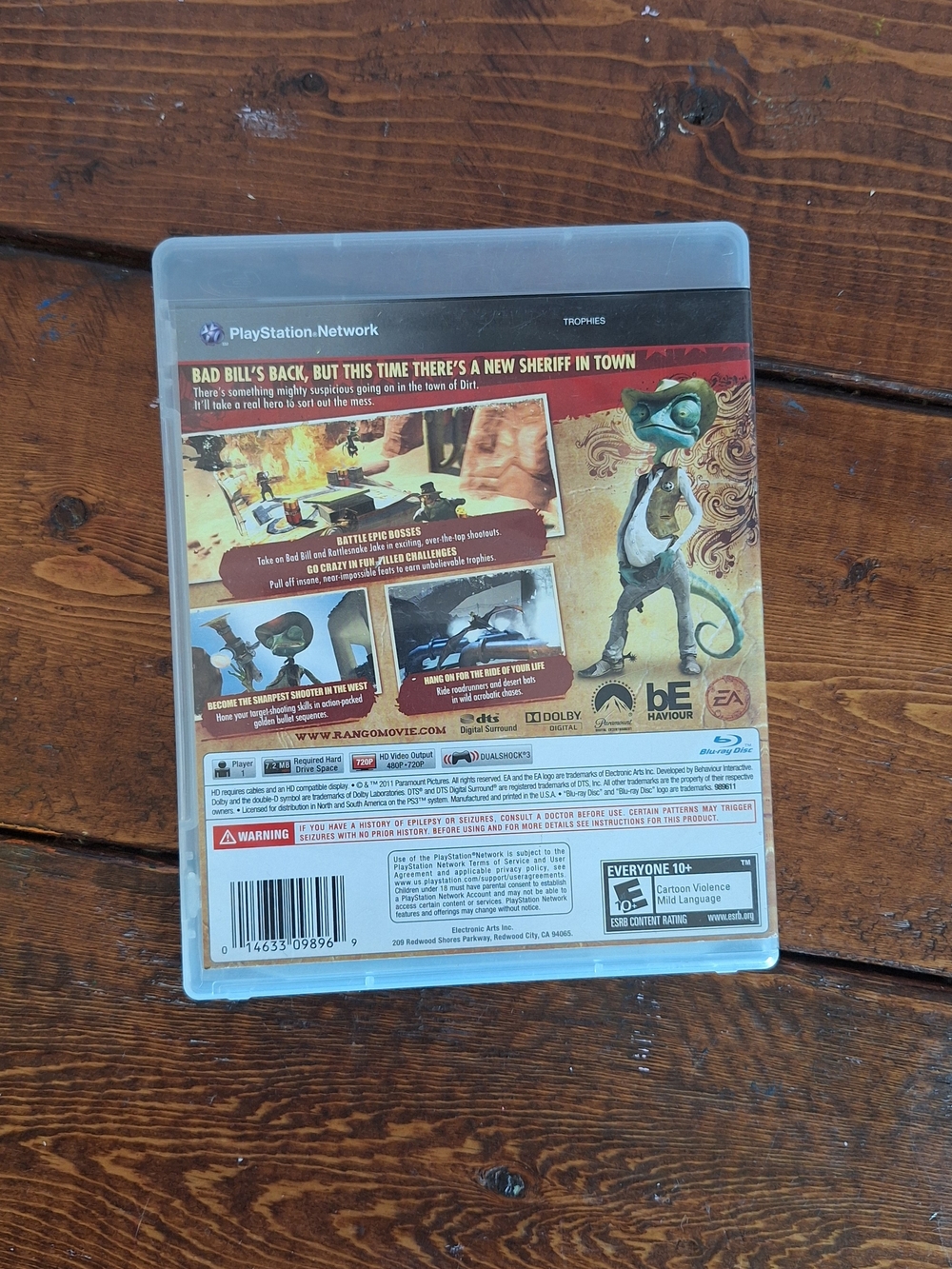 Sony Rango PS3 Game CIB - Picture 2 of 4